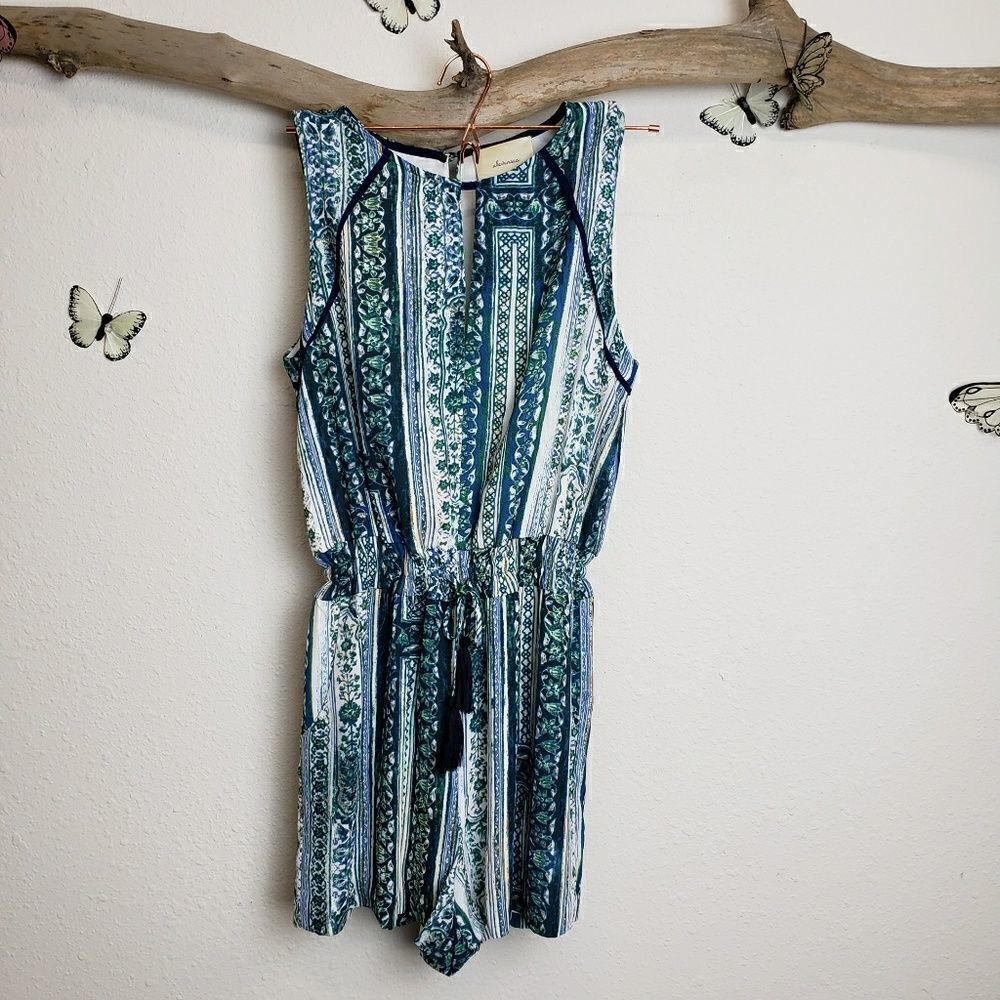Anthropologie elevenses boho romper